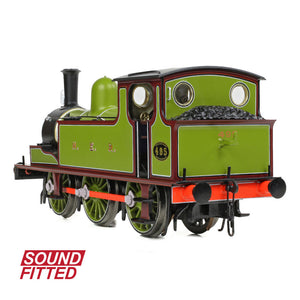 NER E Tank 495 NER Lined Green & Maroon SOUND FITTED - Bachmann -31-065SF - Scale OO