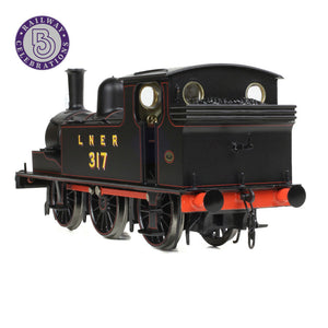 NER E (J71) Tank 317 LNER Lined Black - Bachmann -31-066 - Scale OO