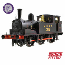 Load image into Gallery viewer, NER E (J71) Tank 317 LNER Lined Black SOUND FITTED - Bachmann -31-066SF - Scale OO

