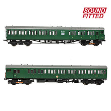 Load image into Gallery viewer, Class 414 2-HAP 2-Car EMU 6079 BR (SR) Green (Small Yellow Panels) SOUND FITTED - Bachmann -31-393SF - Scale OO
