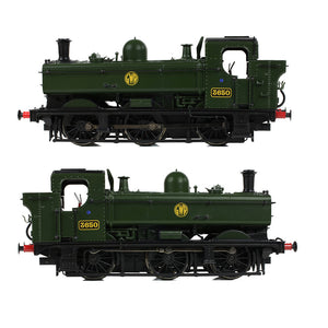 GWR 8750 Pannier Tank 3650 GWR Green (Shirtbutton) - Bachmann -32-198 - Scale OO