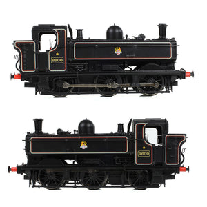 GWR 8750 Pannier Tank 9600 BR Lined Black (Early Emblem) - Bachmann -32-205B - Scale OO