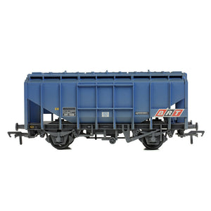 35 Ton PAA Ex-Bulk Grain Wagon BRT Blue WEATHERED - Bachmann -33-133B - Scale OO
