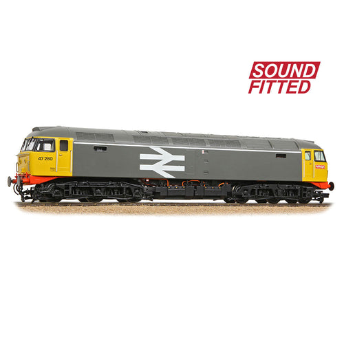 Class 47/0 47280 BR Railfreight Grey SOUND FITTED