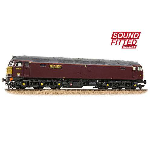 Class 47/4 47826 WCRC Maroon SOUND FITTED DELUXE