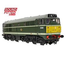 Load image into Gallery viewer, Class 30 D5862 BR Green (Small Yellow Panels) SOUND FITTED DELUXE - Bachmann -35-802ASFX - Scale OO
