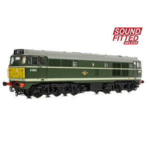 Class 30 D5862 BR Green (Small Yellow Panels) SOUND FITTED DELUXE - Bachmann -35-802ASFX - Scale OO