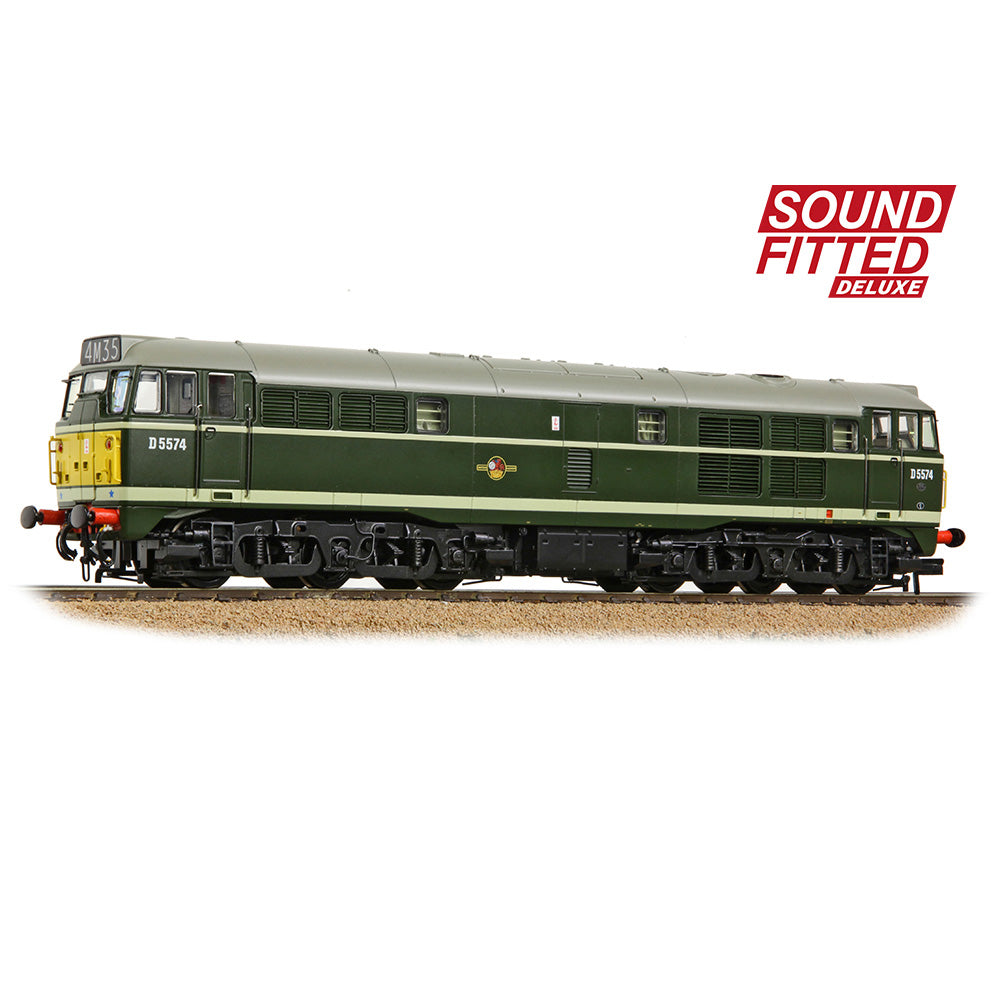 Class 30 D5574 BR Green (Small Yellow Panels) SOUND FITTED DELUXE