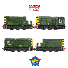 Load image into Gallery viewer, Class 13 D4502 BR Green (Wasp Stripes) SOUND FITTED DELUXE - Bachmann -35-945SFX - Scale OO
