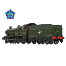 Load image into Gallery viewer, GWR 49XX &#39;Hall&#39; 4936 &#39;Kinlet Hall&#39; BR Lined Green (Late Crest) - Bachmann -372-011 - Scale N
