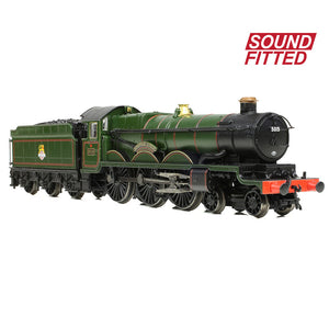 GWR 4073 'Castle' 5015 'Kingswear Castle' BR Lined Green (Early Emblem) SOUND FITTED - Bachmann -372-031ASF - Scale N