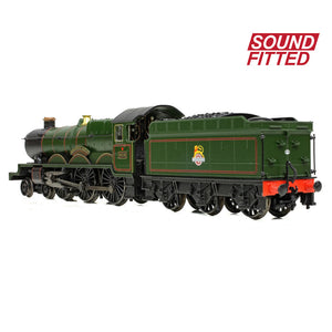 GWR 4073 'Castle' 5015 'Kingswear Castle' BR Lined Green (Early Emblem) SOUND FITTED - Bachmann -372-031ASF - Scale N