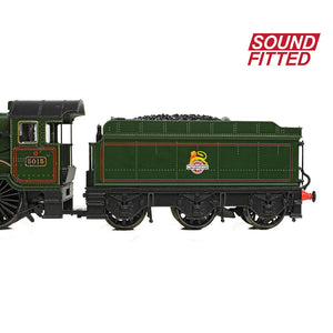 GWR 4073 'Castle' 5015 'Kingswear Castle' BR Lined Green (Early Emblem) SOUND FITTED - Bachmann -372-031ASF - Scale N