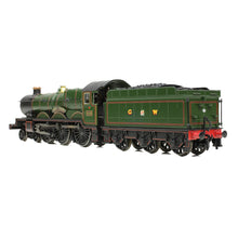 Load image into Gallery viewer, GWR 4073 &#39;Castle&#39; 5055 &#39;Earl of Eldon&#39; GWR Lined Green (GW Crest) - Bachmann -372-034 - Scale N
