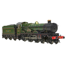 Load image into Gallery viewer, GWR 4073 &#39;Castle&#39; 5055 &#39;Earl of Eldon&#39; GWR Lined Green (GW Crest) - Bachmann -372-034 - Scale N
