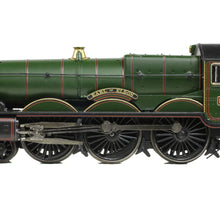 Load image into Gallery viewer, GWR 4073 &#39;Castle&#39; 5055 &#39;Earl of Eldon&#39; GWR Lined Green (GW Crest) - Bachmann -372-034 - Scale N
