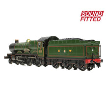 Load image into Gallery viewer, GWR 4073 &#39;Castle&#39; 5055 &#39;Earl of Eldon&#39; GWR Lined Green (GW Crest) SOUND FITTED - Bachmann -372-034SF - Scale N
