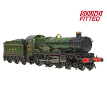 Load image into Gallery viewer, GWR 4073 &#39;Castle&#39; 5055 &#39;Earl of Eldon&#39; GWR Lined Green (GW Crest) SOUND FITTED - Bachmann -372-034SF - Scale N
