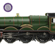 Load image into Gallery viewer, GWR 4073 &#39;Castle&#39; 4082 &#39;Windsor Castle&#39; GWR Lined Green (Shirtbutton) - Bachmann -372-035 - Scale N

