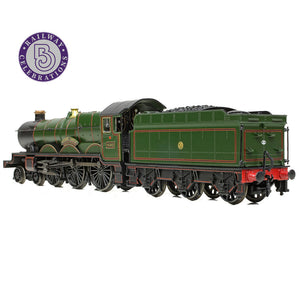 GWR 4073 'Castle' 4082 'Windsor Castle' GWR Lined Green (Shirtbutton) - Bachmann -372-035 - Scale N