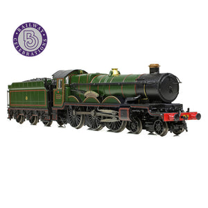 GWR 4073 'Castle' 4082 'Windsor Castle' GWR Lined Green (Shirtbutton) - Bachmann -372-035 - Scale N