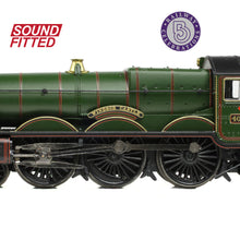 Load image into Gallery viewer, GWR 4073 &#39;Castle&#39; 4082 &#39;Windsor Castle&#39; GWR Lined Green (Shirtbutton) SOUND FITTED - Bachmann -372-035SF - Scale N
