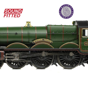 GWR 4073 'Castle' 4082 'Windsor Castle' GWR Lined Green (Shirtbutton) SOUND FITTED - Bachmann -372-035SF - Scale N