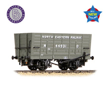 Load image into Gallery viewer, NER P7 Coal Hopper North Eastern Railway Grey (ND) - Bachmann -373-375 - Scale N
