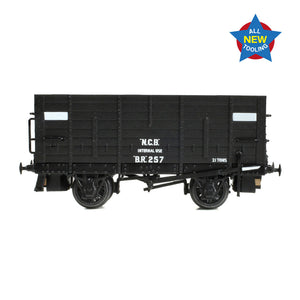 NER P7 Coal Hopper NCB Black - Bachmann -373-378 - Scale OO