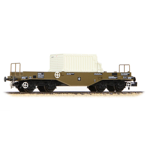BR FNA Nuclear Flask Wagon with Flat Floor with Flask