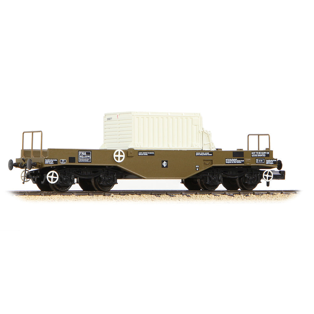 BR FNA Nuclear Flask Wagon with Flat Floor with Flask