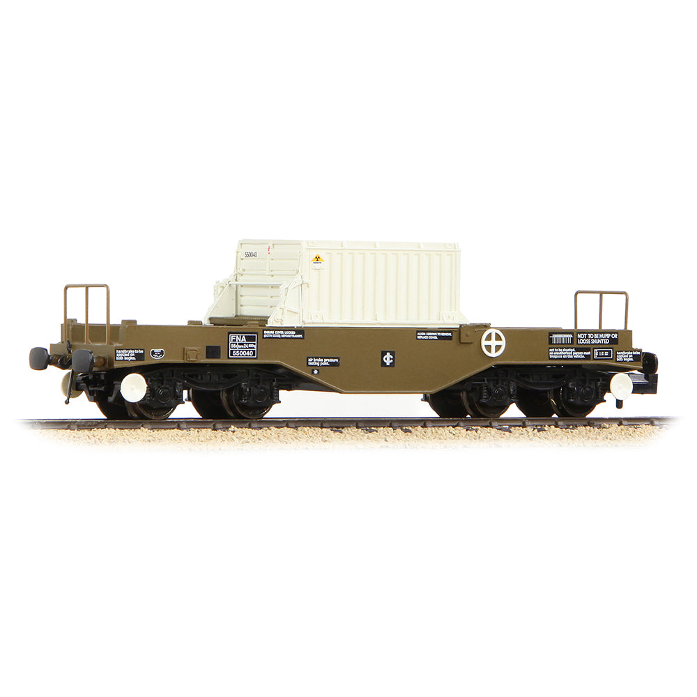 BR FNA Nuclear Flask Wagon with Sloping Floor with Flask