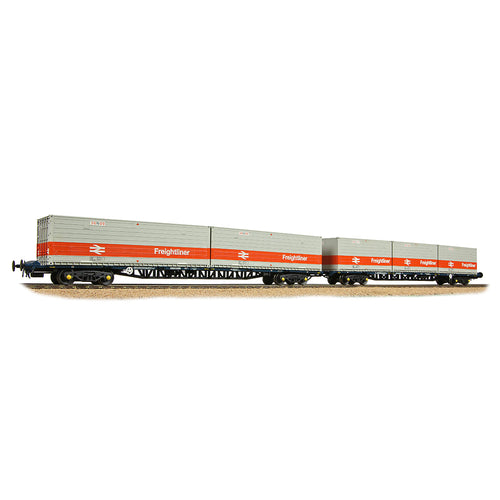 BR FGA Outer Flats 2-Pack BR Blue, 5 x Type L/N Freightliner Conts.