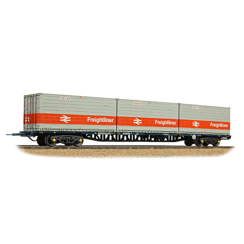 BR FFA Inner Flat BR Blue, 3 x Type L Freightliner Containers