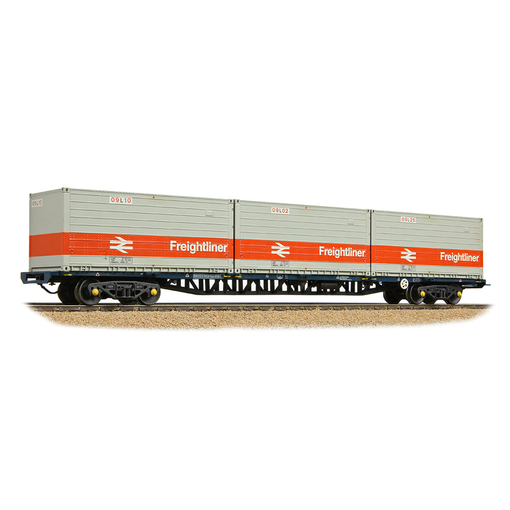 BR FFA Inner Flat BR Blue, 3 x Type L Freightliner Containers