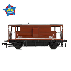 LMS 20T Brake Van BR Bauxite (Late) - Bachmann -38-978 - Scale OO