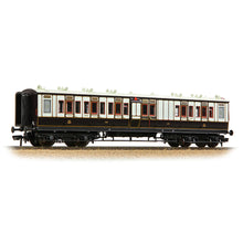 Load image into Gallery viewer, LNWR 50ft Arc Roof Brake Composite Corridor LNWR Dark Claret &amp; White
