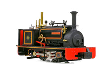 Load image into Gallery viewer, Quarry Hunslet 0-4-0ST 'Margaret' Penrhyn Quarry Lined Black (Early) - Bachmann -391-055 - Scale OO9
