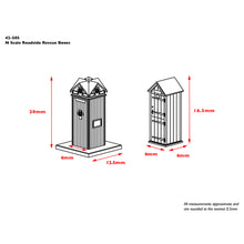 Load image into Gallery viewer, Roadside Rescue Phone Boxes - Bachmann -42-585 - Scale 1:148 (N)
