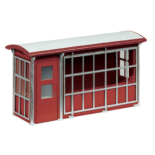 Metal Platform Shelter - Red