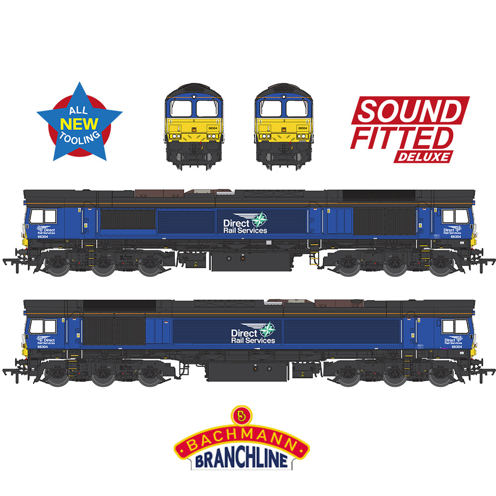 Class 66/3 66304 DRS Compass (Small Logo)
