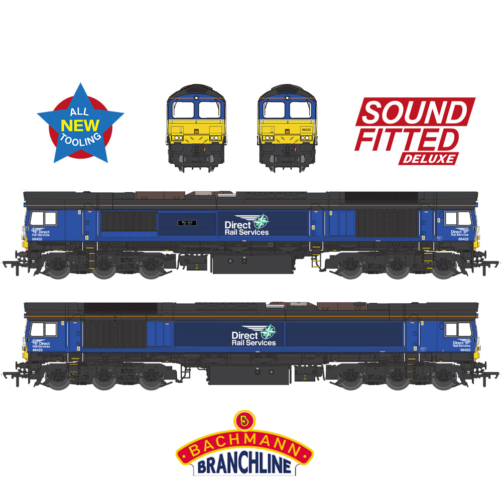 Class 66/4 66422 'Max Joule 1958-1999' DRS Compass (Small Logo)