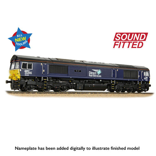 Class 66/4 66422 'Max Joule 1958-1999' DRS Compass (Small Logo)