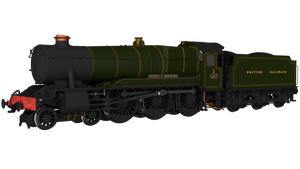 GWR County No.1017 'County of Hereford' BR (Egyptian) Lined Green - Rapido Trains - 954003