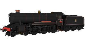 GWR County No.1019 'County of Merioneth' BR Lined Black Early Crest  - DCC SOUND - Rapido Trains - 954504