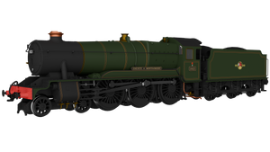 GWR County No.1021 'County of Montgomery' BR Lined Green Late Crest - DCC SOUND - Rapido Trains - 954508