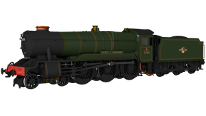 GWR County No.1000 'County of Middlesex' BR Lined Green Late Crest - DCC SOUND - Rapido Trains - 954509