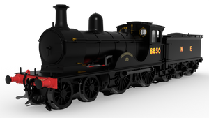 GNoSR F Class No.6850 'Hatton Castle' - NE Wartime Black - DCC SOUND - Rapido Trains - 959507