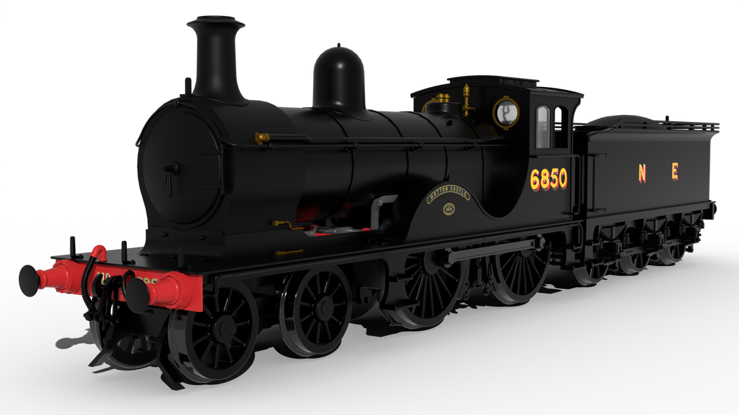 GNoSR F Class No.6850 'Hatton Castle' - NE Wartime Black - DCC SOUND - Rapido Trains - 959507