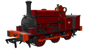 Manning Wardle L Class - Plain Red - Rapido Trains - 960008